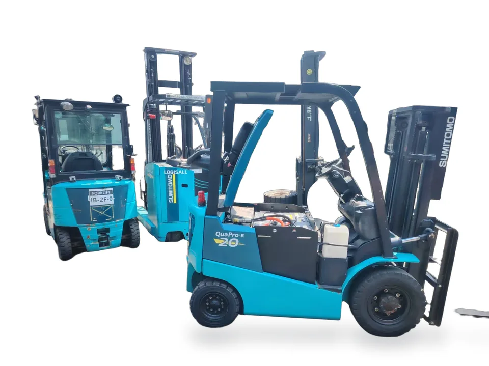 SUMITOMO 전동 지게차와 LEOC 배터리